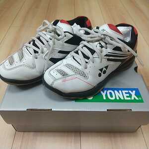 *YONEX Yonex badminton shoes 21cm power cushion 660 SHB660 white / black 