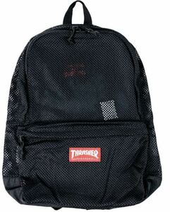 THRASHER スラッシャー メッシュリュック サック THRMS5900 / Ruck sack ブラック×レッドタグ