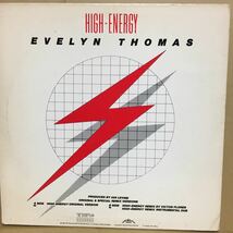 12' US盤　EVELYN THOMAS / HIGH ENERGY_画像2