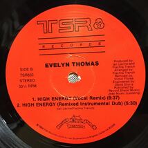 12' US盤　EVELYN THOMAS / HIGH ENERGY_画像4