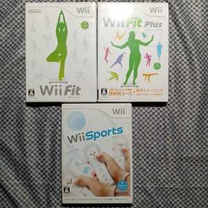 Wii　Wiiフィット Wii Sports 　3本セット