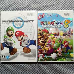 Wii マリオカートWii マリオパーティ8 2本セット