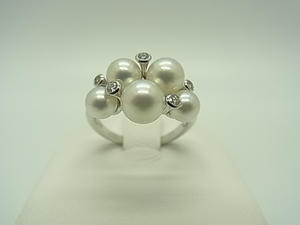 ミキモト MIKIMOTO パールリング 【中古】 【リング】