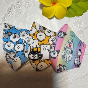 にゃんこ大戦争 立体インナー キッズサイズ 3枚セット