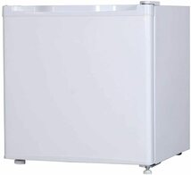 冷蔵庫 46L 小型 一人暮らし 1ドアミニ冷蔵庫 右開き コンパクト ホワイト MAXZEN JR046ML01WH_画像1