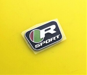 ☆お車のワンポイントに！　ジャガー　R　SPORT　アルミminiエンブレム　内装　ステアリング　　ドアミラー　　ホイール　パネル