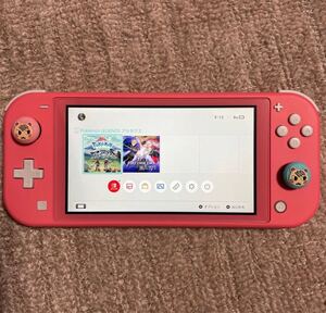 ニンテンドースイッチライト Nintendo switch lite 本体 クリアカバー付き