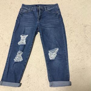 デニムパンツ ダメージジーンズ Sサイズ