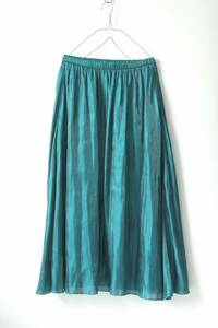LOUNIE: satin gathered skirt / machine woshu/ Lounie / size 36