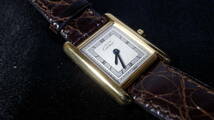 Cartier カルティエ 腕時計 3 66001 マスト タンク クォーツ 925 レディース ゴールド 電池交換 4/2 三越_画像5