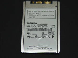[ осмотр товар завершено ]TOSHIBA HDD 250GB MK2529GSG ( использование 9305 час ) управление :v-38