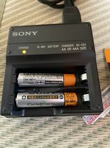 SONY ソニー バッテリーチャージャー BC CS1 未使用充電式ニッケル水素電池二本付き_画像2