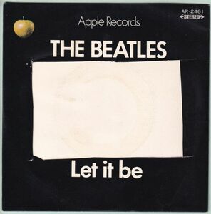 The Beatles - Let It Be ザ・ビートルズ - レット・イット・ビー OR-1192 国内盤 シングル盤 ジャケット不良