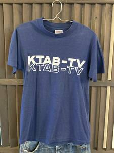 Hanes ヘインズ 半袖Tシャツ USA製 KTAB-TV