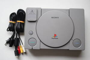 PSプレイステーション本体セット SCPH-7000 電源コード/AVケーブル/メモリーカード付属 SONY純正動作品B