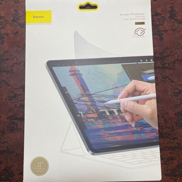 Baseus アイパッドiPadペーパーライク フィルム 非光沢紙のような書き心地 指紋防止ipad用液晶保護フィルム