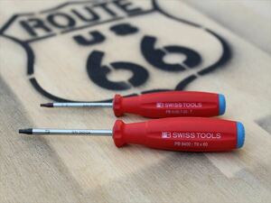 [ new goods * unused ]PB SWISS TOOLS Switzerland grip * torx screwdriver hek slow b Driver T9*T7 2 pcs set 