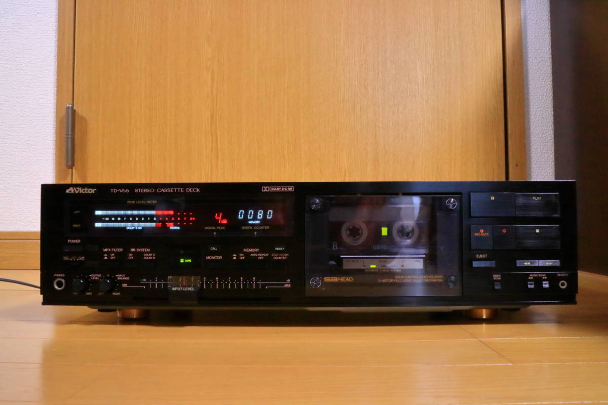 Victor TD-V66 ビクター カセットデッキ 昭和 レトロ megaresources.co.uk