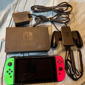 新型 Nintendo Switch ニンテンドースイッチ 任天堂 任天堂スイッチ 任天堂Switch 本体 スプラトゥーンカラー