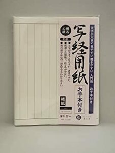 写経用紙 お手本付き 50枚入 般若心経(13144