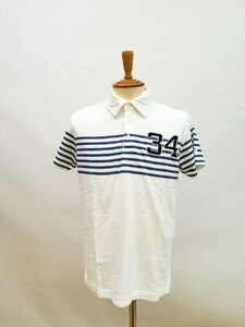 California T Shirts カリフォルニア Tシャツ/CF-758/メンズ サーフポロ 半袖/Col. OFF(ホワイト)/M size
