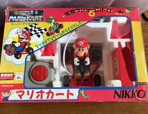 スーパーマリオカート　マリオ　ニッコー　ラジコン　昭和レトロ NIKKO