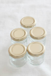 5個セット　ガラス　ジャム　瓶　プレゼント　空き瓶　空き缶　小さい　ミニ
