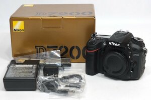 【q3141】Nikon ニコン D7200 デジタル 一眼レフカメラ 充電器 アダプター付き 箱付き 格安スタート