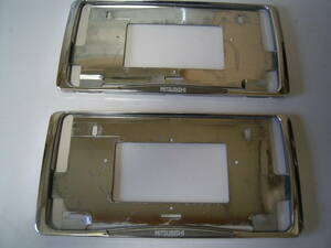 R40510-3 Mitsubishi number plate frame ABS resin peeling equipped 