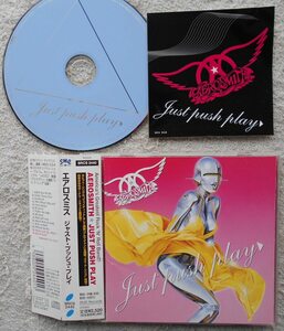 エアロスミス AEROSMITH●CD●ジャスト・プッシュ・プレイ ●スティーヴン・タイラー●未使用シール付属！！