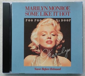 マリリン・モンロー MARILYN MONROE●CD●SOME LIKE IT HOT●米国女優 セクシー俳優 ●お色気 フェロモン●美品！！