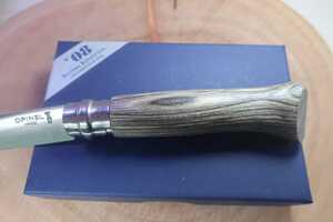 【opinel】オピネル No8 ラミネートバーチグレー 【新品未使用】