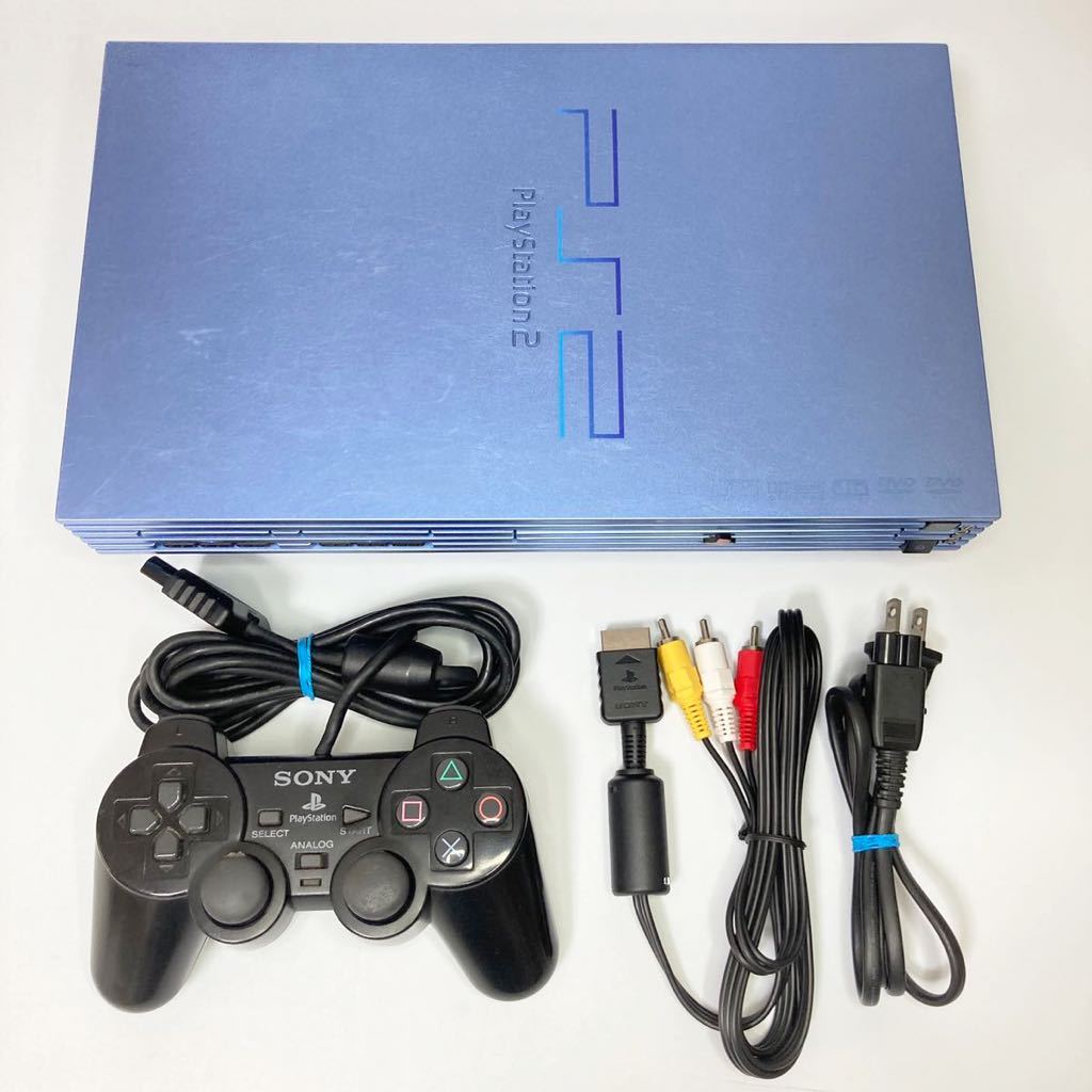 プレイステーション2  SCPH-39000  アクア  本体のみ 中古品