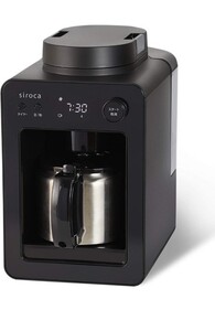 新品 シロカ 全自動コーヒーメーカー SC-A371 カフェばこ 黒