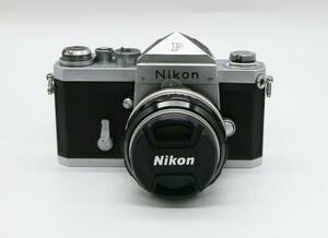ニコン F アイレベル Nikon NIKKOR-S 50mm F1.4 シルバー 中期 レンズセット 一眼レフカメラ クラシックカメラ アンティーク 骨董品 中古