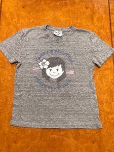 *88TEES USA T-shirt Yaya tea nHAWAII Kids short sleeves T-shirt 130. gray Hawaii buy goods *