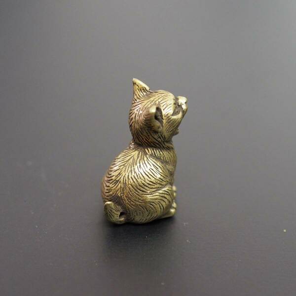 真鍮　猫　猫③ 全8種　置物　文鎮　ブラス　brass ネコ　ネコ　メモ　かわいい　おしゃれ　フィギュア　ぬいぐるみ　小物