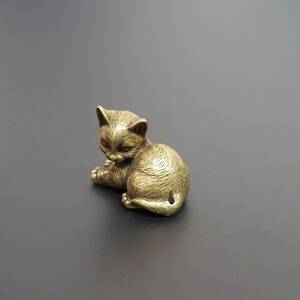  латунь кошка кошка ⑧ все 8 вид украшение грузик латунь brass кошка кошка память симпатичный модный фигурка мягкая игрушка мелкие вещи 