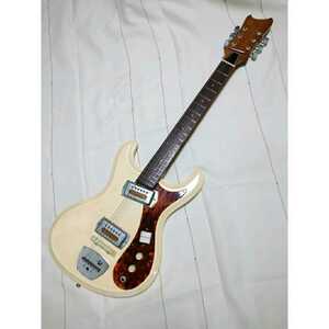 １円〜【レア】GUYATONE LG-50T ホワイト ビザールギター モズライトタイプ グヤトーン　エレキギター　白　1967年発売