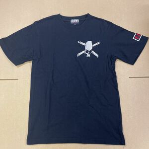 CROPPED HEADS 5代目 武装戦線 Tシャツ 黒 クローズ クロップドヘッズ ドクロ 刺繍 Front Of Armament 5th CROWS ワースト 高橋ヒロシ S