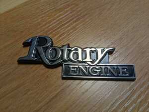 [ all-purpose ] Mazda rotary engine emblem RX-3 Cosmo Sport, Familia, rotary coupe RX-7,SA22C etc. Rotary ENGINE