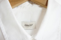 COVERT コーベルト LOOSE FIT SHIRT 長袖 ルーズフィット シャツ S 白 ホワイト ユナイテッドアローズ購入 イタリア製 810L_画像5