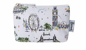 Harrods rainy day zip coin purse ハロッズ レイニーデイ パース 小銭入れ 財布 ミニミニポーチ