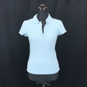  Polo jeans / Ralph Lauren * polo-shirt with short sleeves [ lady's M/ light blue / light blue ]RALPH LAUREN*BG542