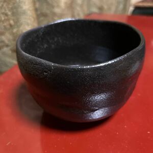 黒楽茶碗　陶印　楽