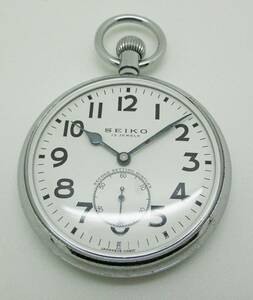 SEIKO　 セイコー　稼働品　１９セイコー　標準時計　懐中時計　