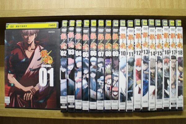 まとめ買い】 レンタル 全18巻 4期 銀魂 DVD レンタル落ち 全巻セット