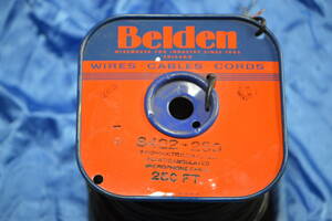  mystery.!*** ultra rare 50'-60's BELDEN 2 conductor shield cable m*2000 jpy **