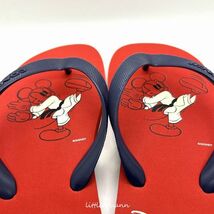 US 6/23.0cm◆日本限定◆Disney×COACH コラボ ビーチサンダル /空手 ミッキーマウス ZAK DISNEY FLIP FLOP G5271 国内正規 (9880)_画像4