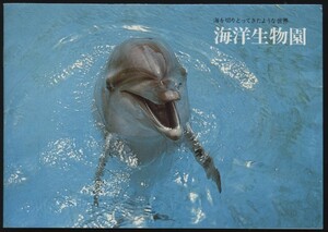 沖縄国際海洋博覧会 海洋生物園 パンフ1冊 1975年　魚のクラスター 海からめんそーれー 海の生物 イルカ 検:沖縄海洋博 沖縄返還本土復帰